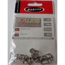 Clips para amostra NBS Rolling CR7 10Pcs 10Kg